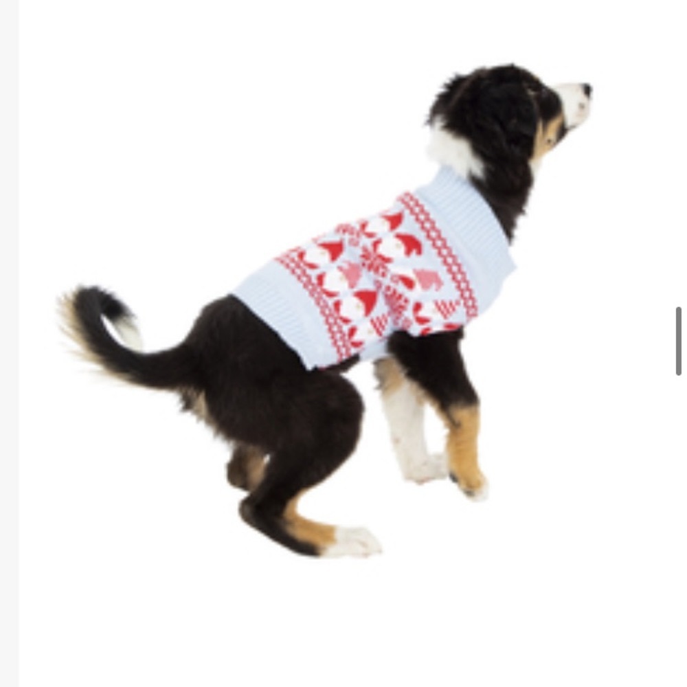 NWT dog holiday pet sweater Christmas gnomes ugly Christmas sweater for dog cat - Picture 1 of 16